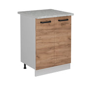 Vicco Mobiletto base cucina Quercia dorata 60 cm PL Marmo