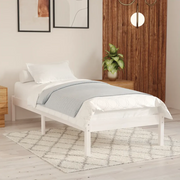 Giroletto Bianco in Legno Massello 90x190 cm Single 809983