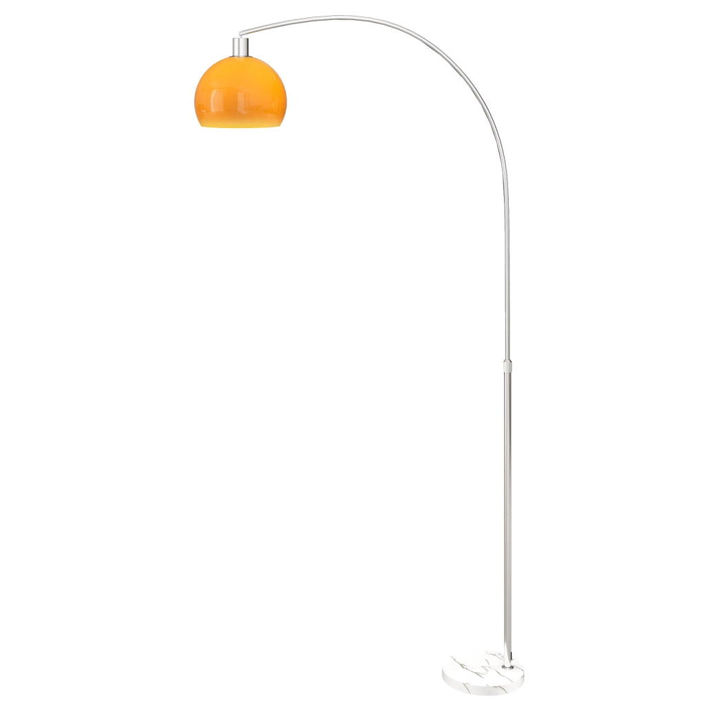 Lampada da terra ¨C zephmum ¨C arancione 26x90x180cm