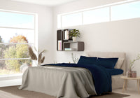 Set Lenzuola Matrimoniale con Stampa Sopra Sotto e Federe Stars