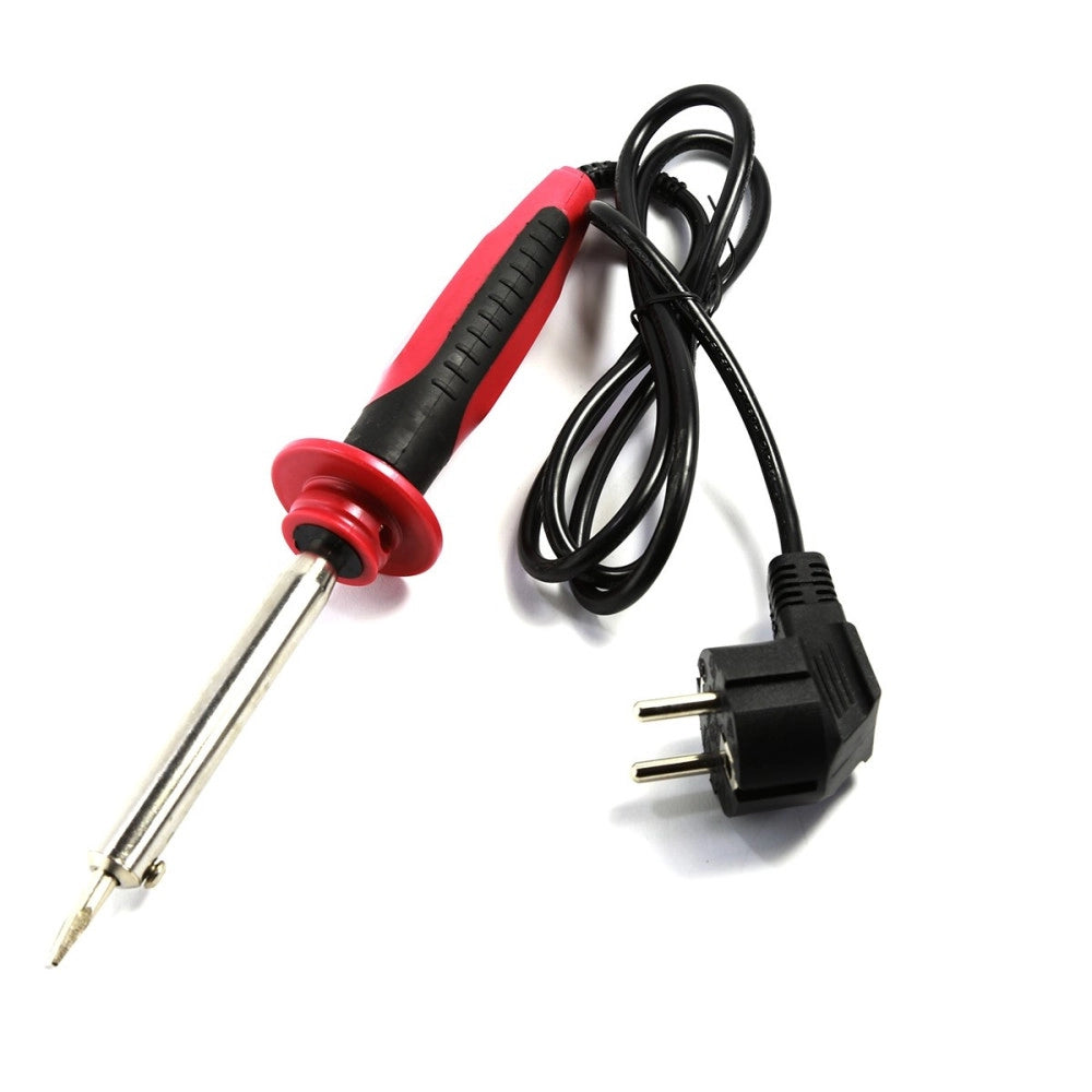 Trade Shop - Saldatore Stagno Saldatrice Elettrico A Saldatura Salda Punta Piatta 60w -
