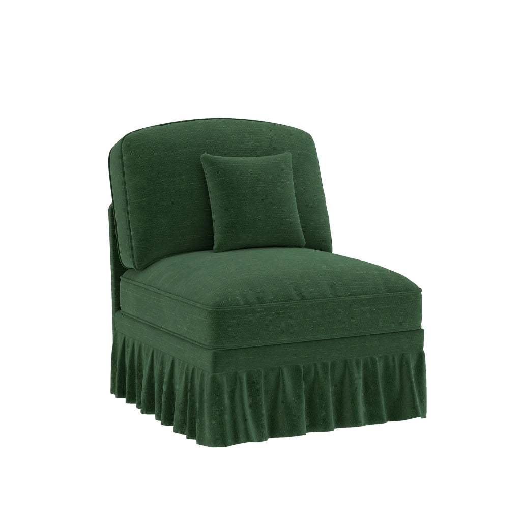 Divano Senza Braccioli Chenille con Cuscino ¨C Xylo ¨C Verde