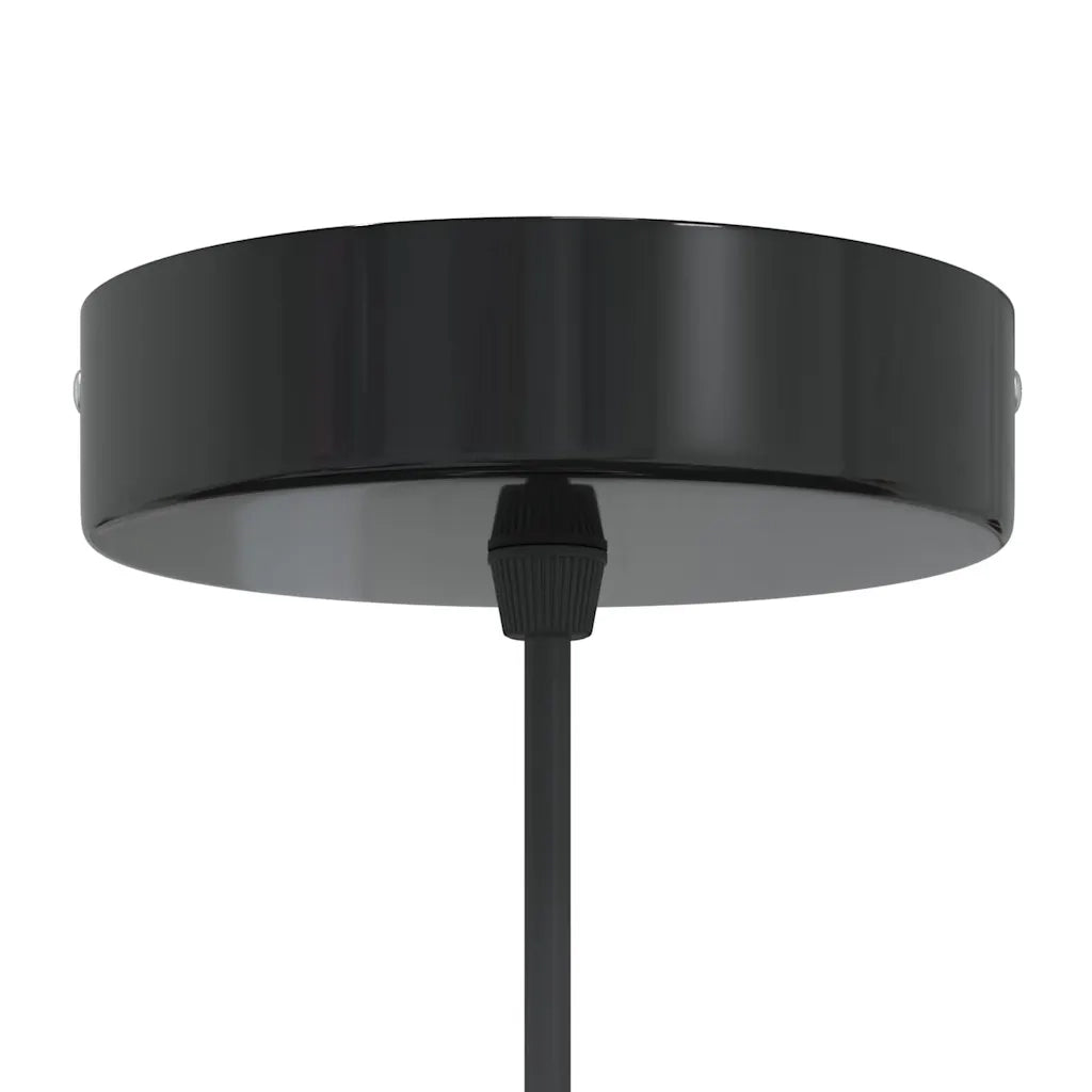 Lampada a Sospensione 2 pz Regolabile E27 Nero Ã˜ 30 cm Metallo