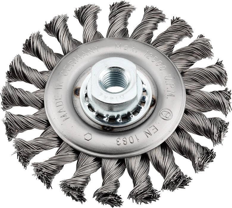 kwb 719730 Ruota a raggi di filo di acciaio Spazzola a disco 11,5 cm