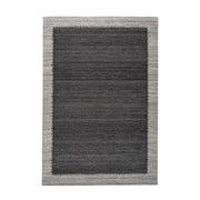 Tappeto Jacquard Phoenix 300 in Lana e Cotone Antracite