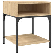Comodino | Armadio da Notte | Mobiletto da notte Rovere Sonoma 40x41x50 cm in Legno Multistrato