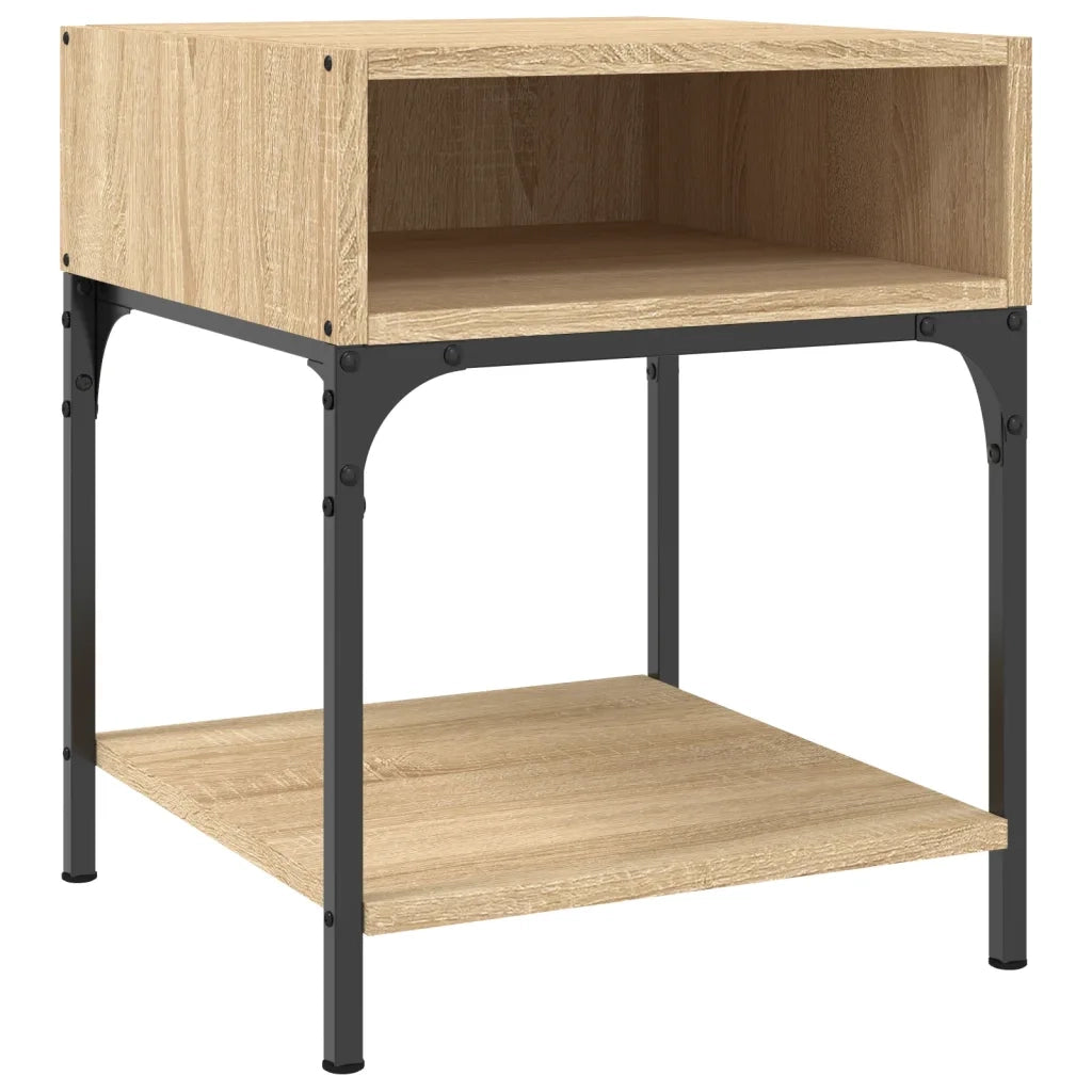Comodino | Armadio da Notte | Mobiletto da notte Rovere Sonoma 40x41x50 cm in Legno Multistrato