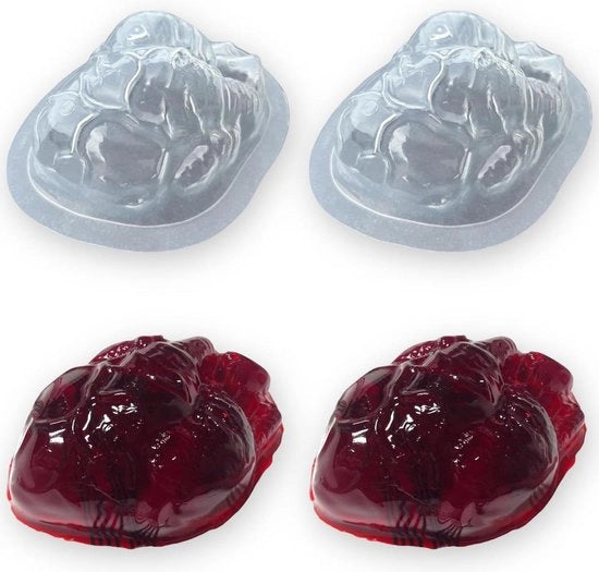 Panna di plastica in forma spettrale per festa di Halloween - Set da 2 pezzi