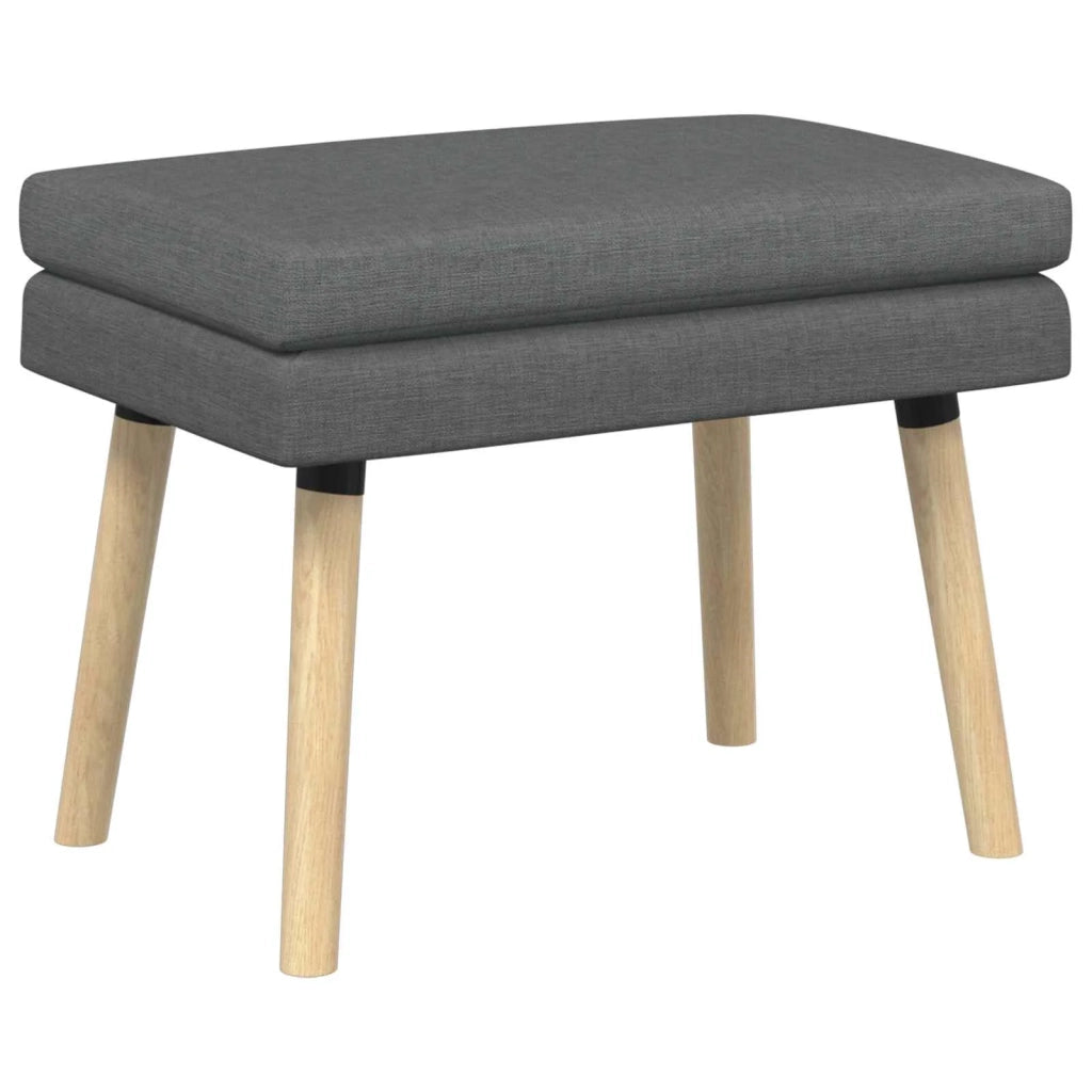 Panchina a doppio strato Grigio Scuro 60 x 40 x 46 cm Tessuto 42038418