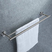 Organizzatore per asciugamani per bagno doppio con supporto per asciugamani SUS304 finitura in acciaio inossidabile