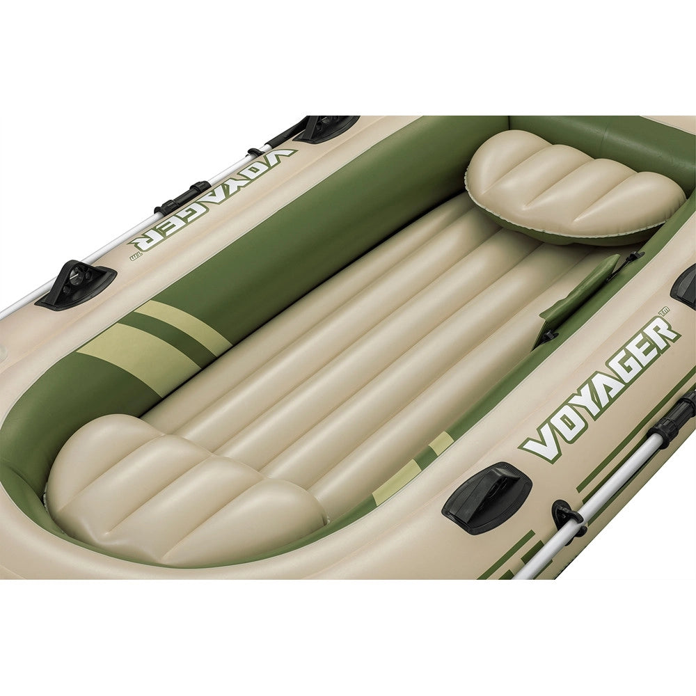 Trade Shop - Set Gommone Gonfiabile Hydro-force Voyager X3 Con Pompa Remi Borsa 294x137x39cm 65164 -