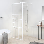 Parete per Doccia Walk in 80x195 cm in Vetro ESG Bianco 151868