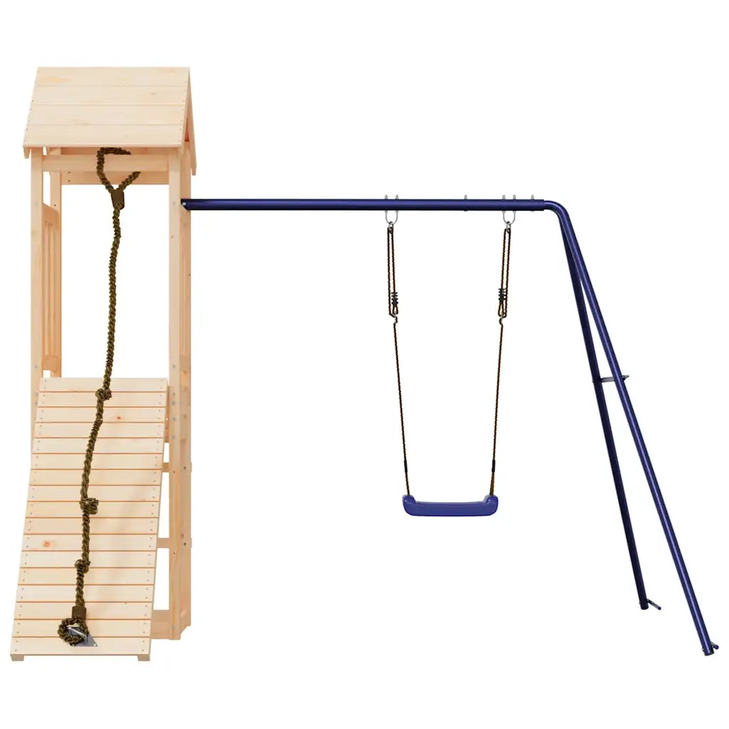 Set da Gioco da Esterno in Legno Massello di Pino 3155813