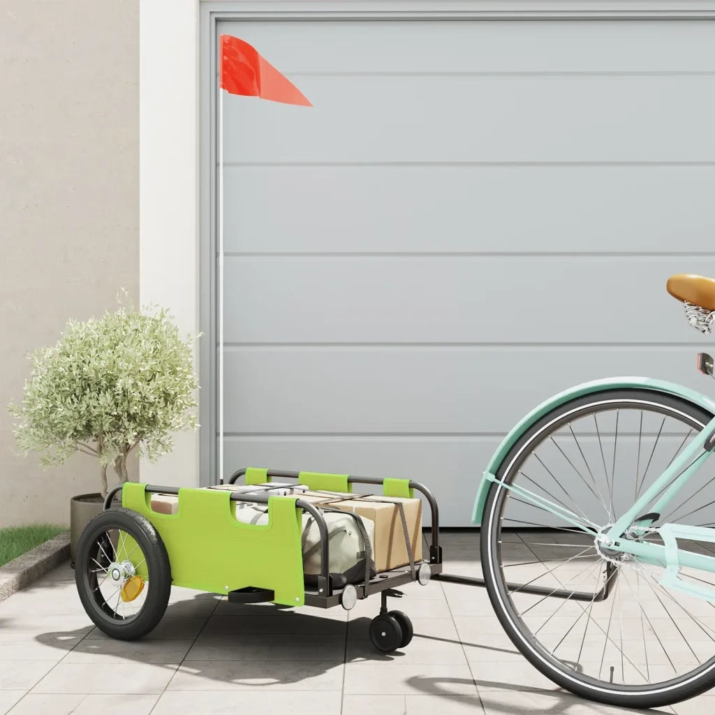 Rimorchio da Bici Verde Oxford e Ferro CFW4362641