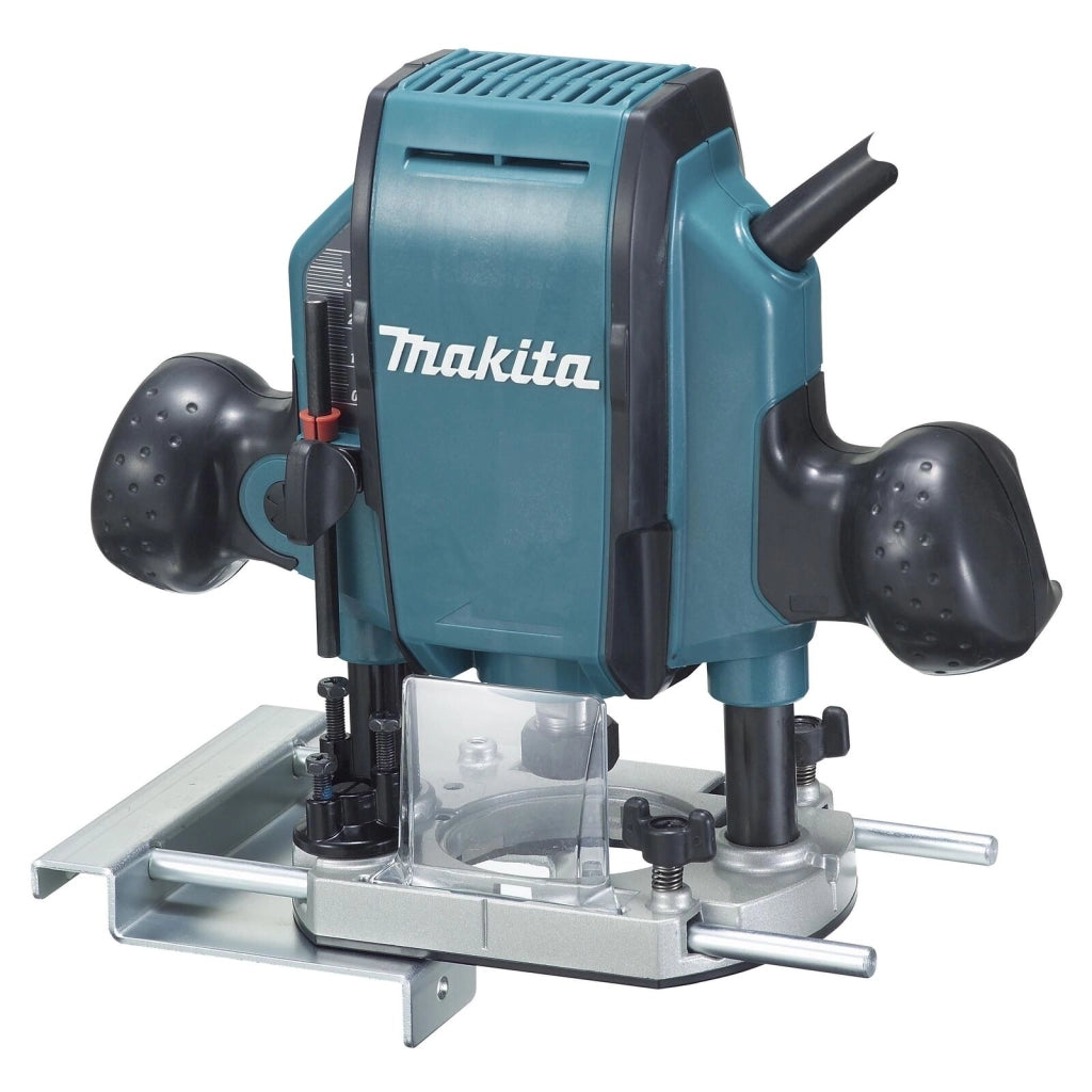 Makita RP0900J Fresatrice Verticale 900W gambo 8mm 27000 g-min profondita' 35mm con valigetta Makpac