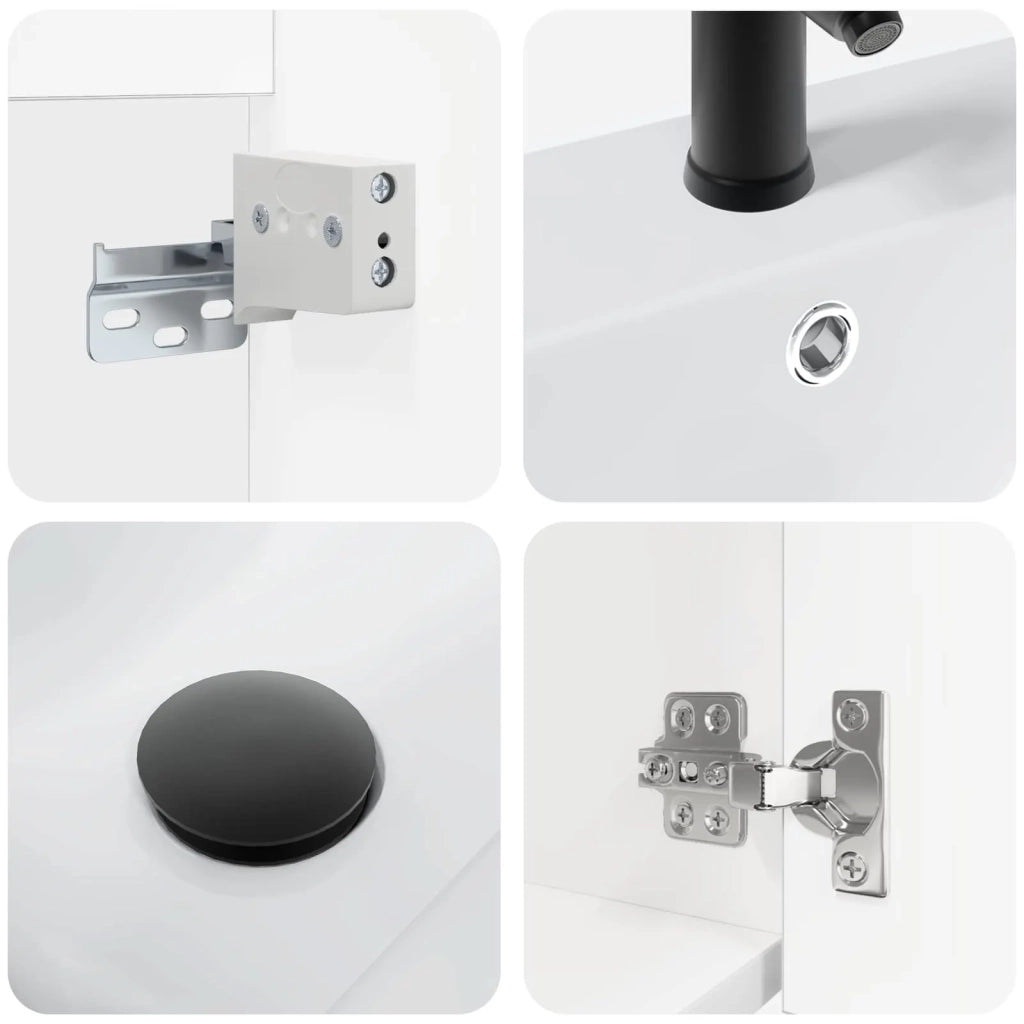 Mobile bagno con rubinetto Bianco 42 x 40 x 74,5 cm 889529