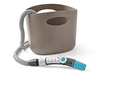 TUBO ESTENSIBILE PER GIARDINO IN KIT 'AQUAPOP 15' col. tortora  - GF