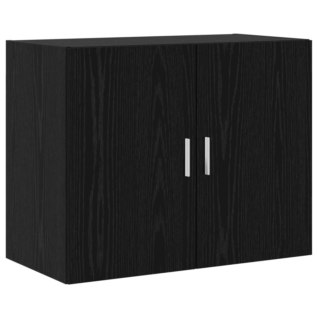 Armadietto a muro Rovere Nero 80 x 42,5 x 64 cm 8010924