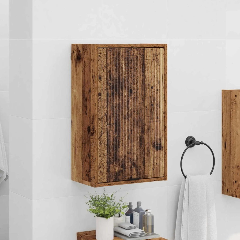 Mobile da Bagno con porta Legno vecchio 39 x 23,5 x 65 cm