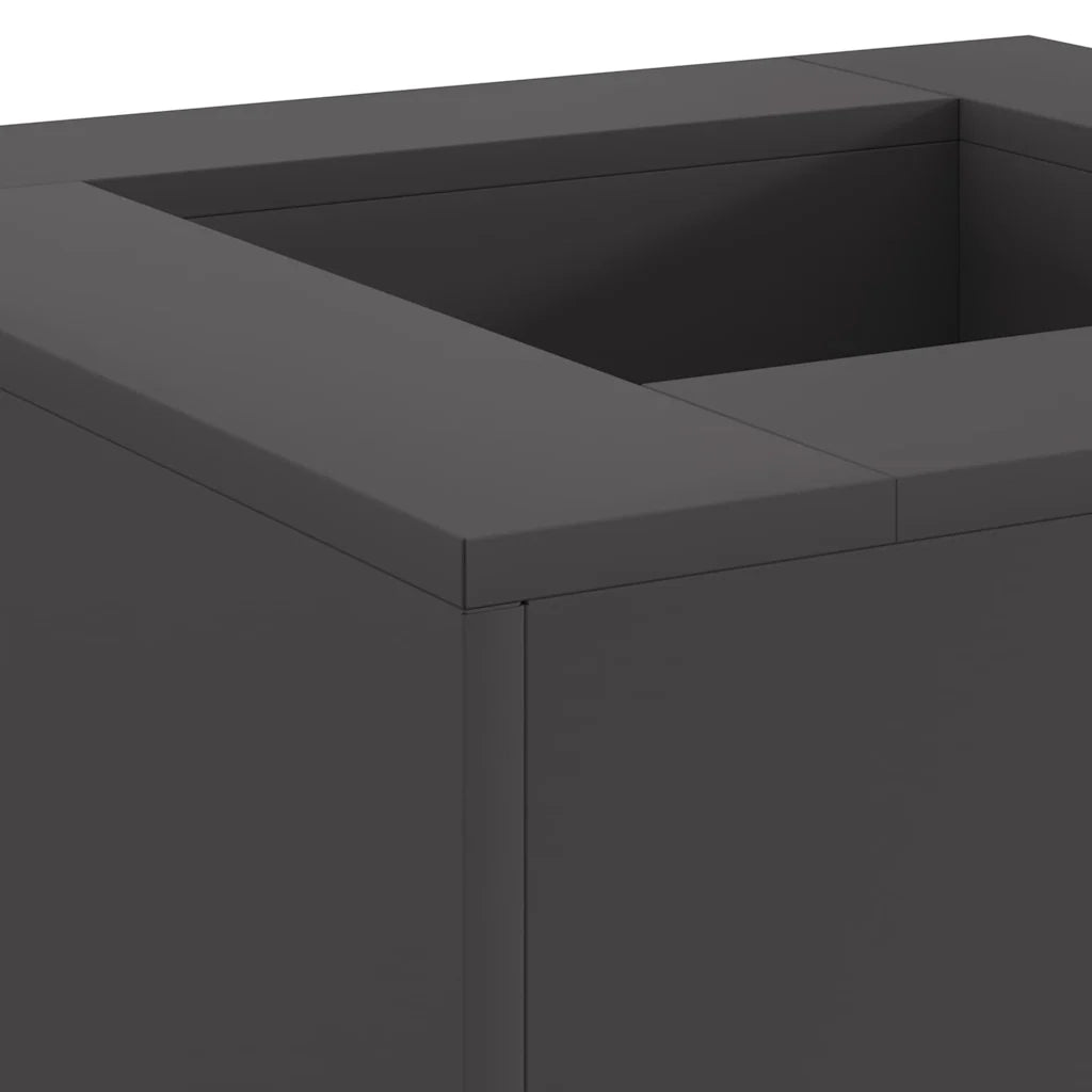 Focolare Nero 60 x 60 x 30 cm Acciaio CFW3375085