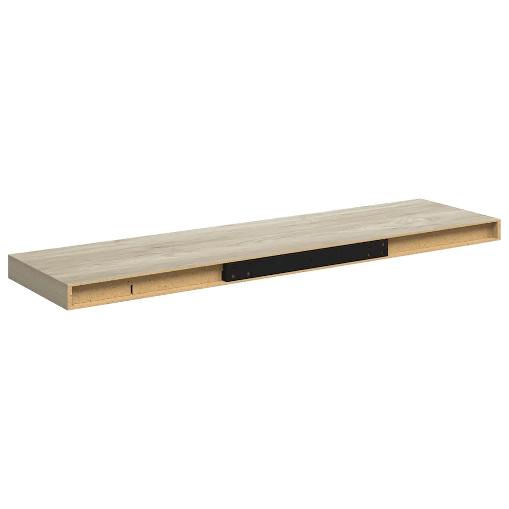 Scaffali a Parete 4 pz Rovere 90x23,5x3,8 cm in MDF 323882