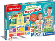 Il mio primo calendrio magnetico con piu di 70 elementi magnetici,Clementoni, Eta 3-6 anni