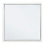 Specchio Legno Bianco Moderno da Interno 52x52 cm - YOUNG
