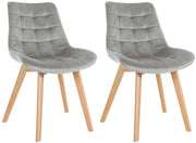 2er Set Stьhle Brook Samt
