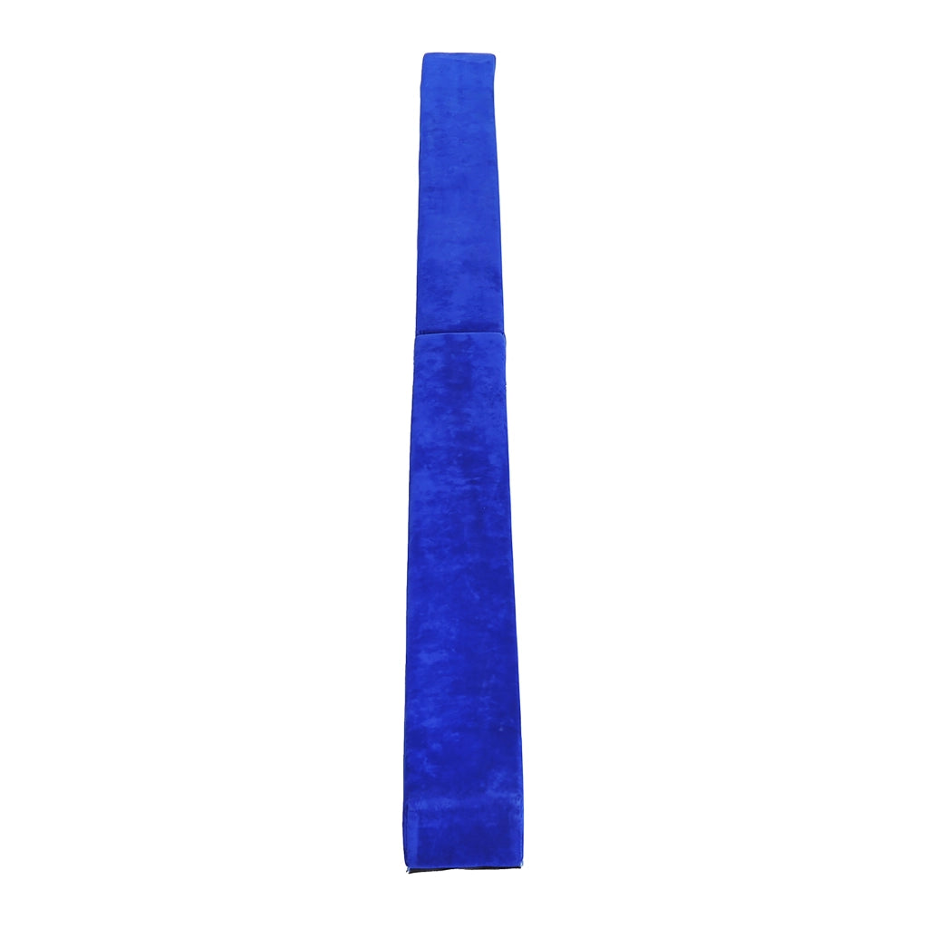 Trave di equilibrio pieghevole per uso interno ed esterno, 210 cm, fino a 120 kg, blu, ideale per ginnastica e allenamento.