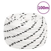 Corda da Lavoro Bianca 18 mm 100 m in Poliestere cod mxl 43051