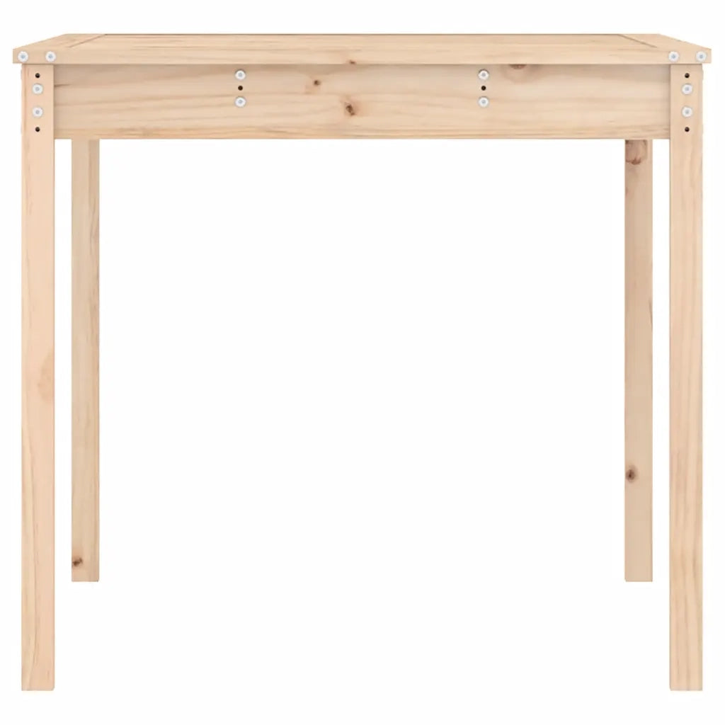 Tavolo da Giardino 121x82,5x76 cm in Legno Massello di Pino 823969
