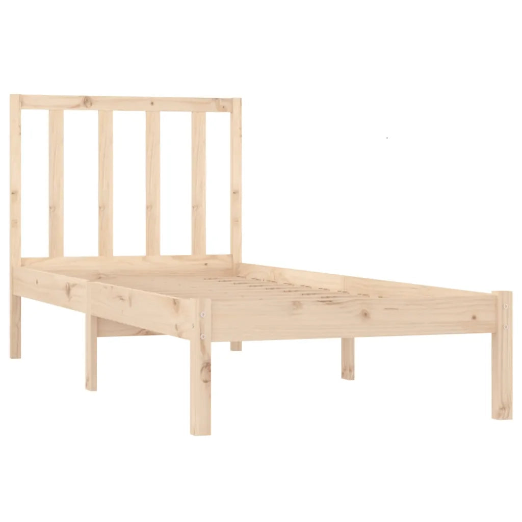 Giroletto senza Materasso 75x190 cm in Legno Massello di Pino 3105031