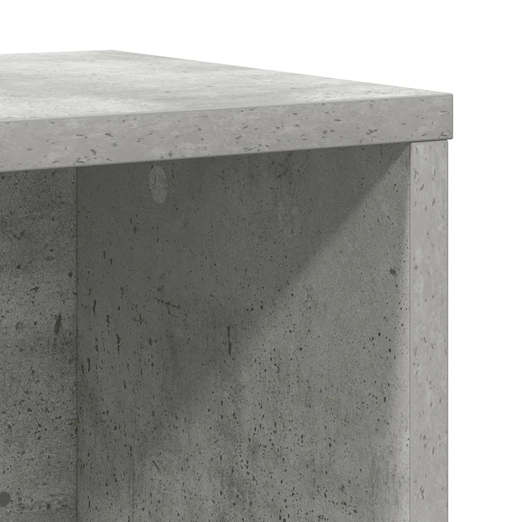 Libreria Grigio Cemento 60x24x101,5 cm in Legno Multistrato 860394