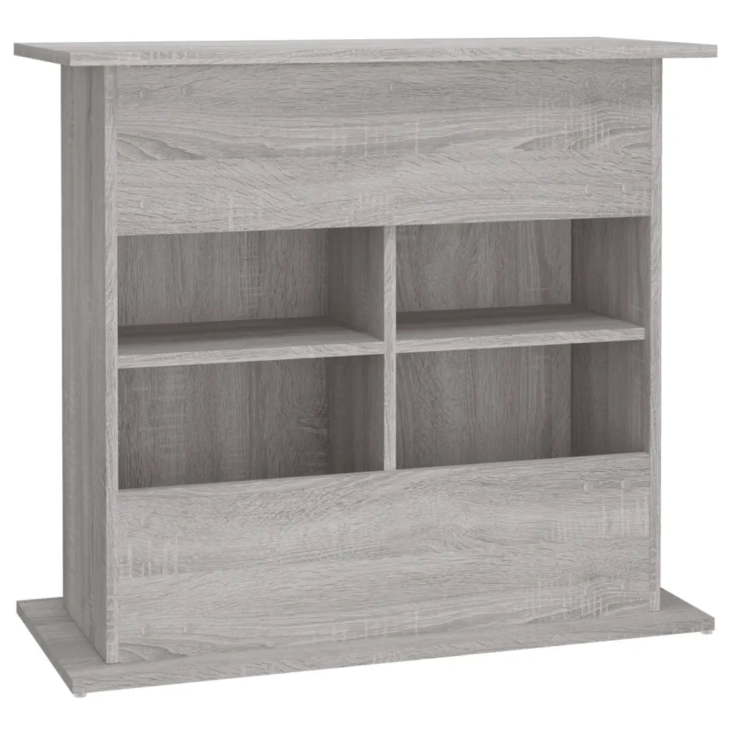 Supporto Acquario 81x36x73cm in Legno Multistrato Grigio Sonoma CFW8025845