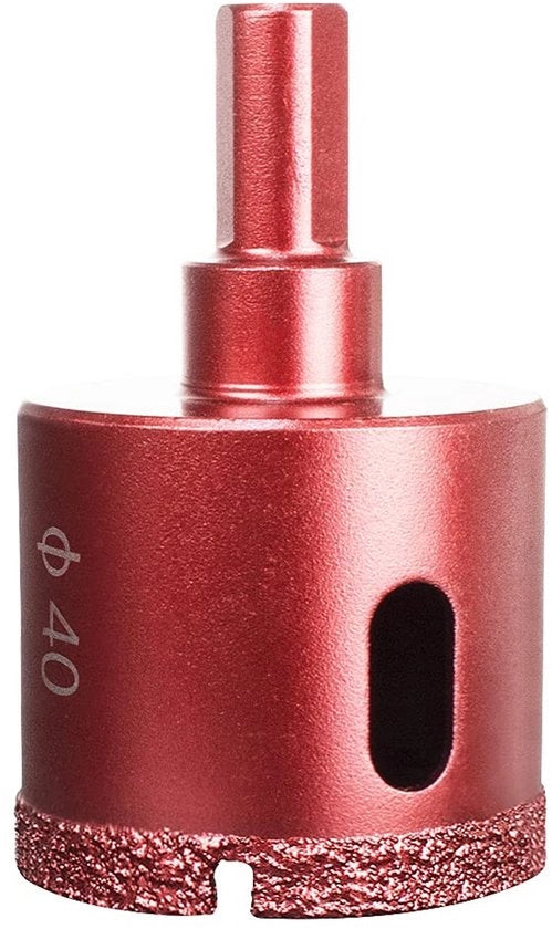 Strumento per taglio gatti per vetro/piastrelle/granito/marmo - 40mm - Accessorio da foro di alta qualità - Adatto per...