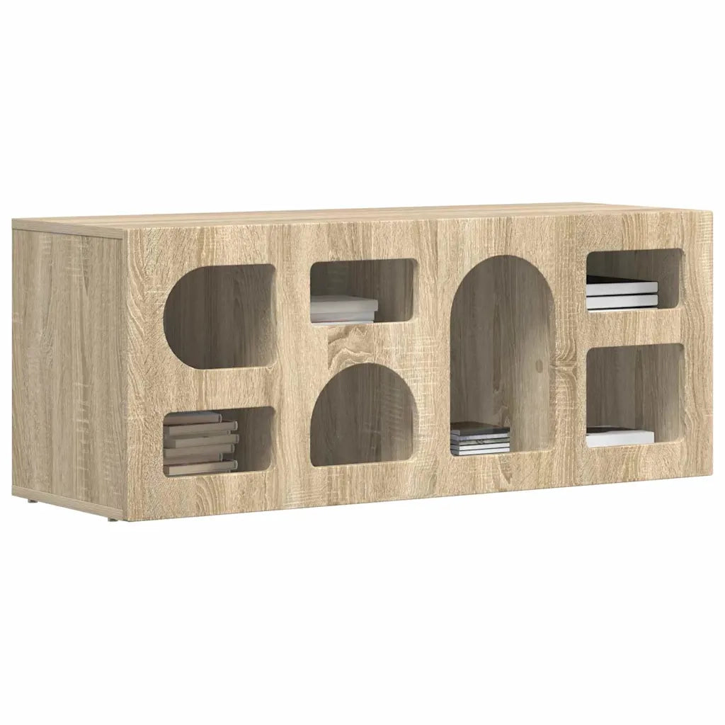 Mobile TV Rovere Sonoma 100 x 35 x 40 cm Legno multistrato