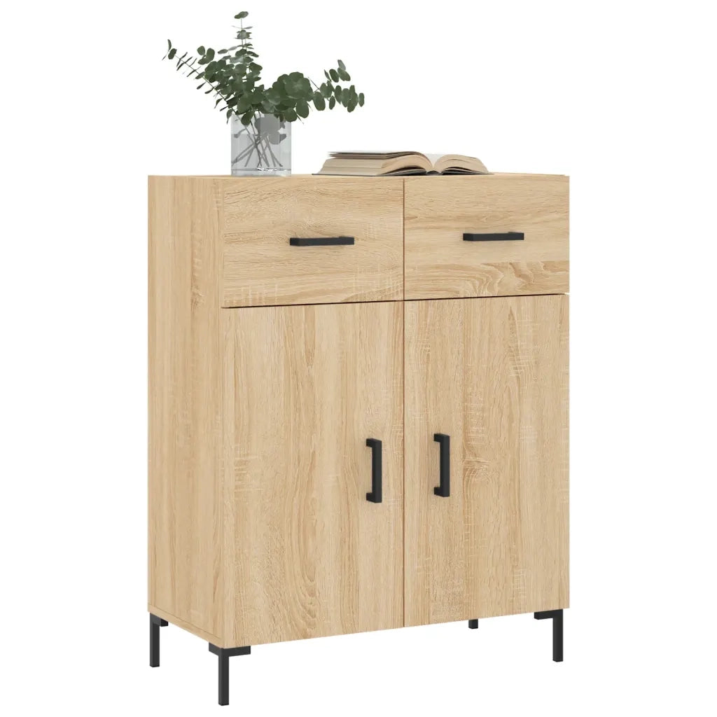 Credenza-Buffet-Armadio da cucina Rovere Sonoma 69,5x34x90 cm in Legno Multistrato 205587