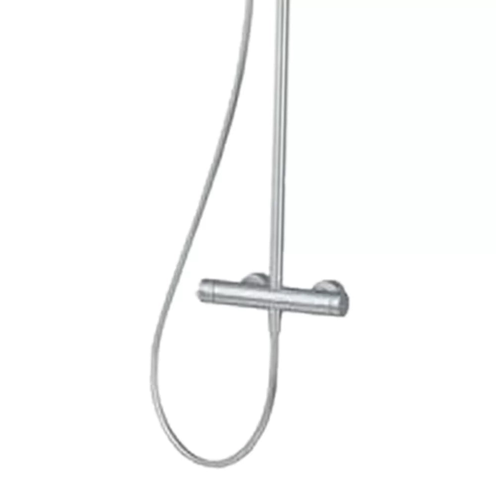 Colonna doccia con miscelatore esterno in acciaio inox - Serie X Style Inox