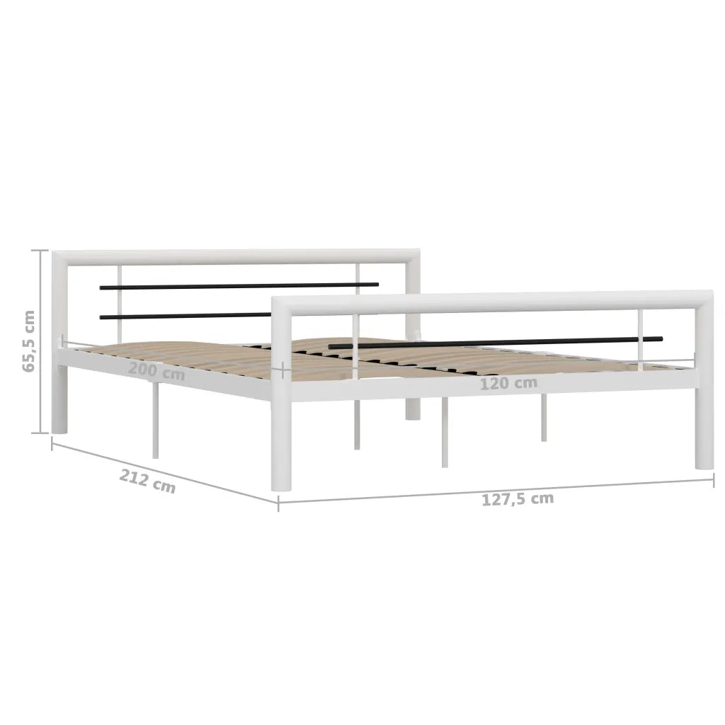 Giroletto Bianco e Nero in Metallo 120x200 cm 284546