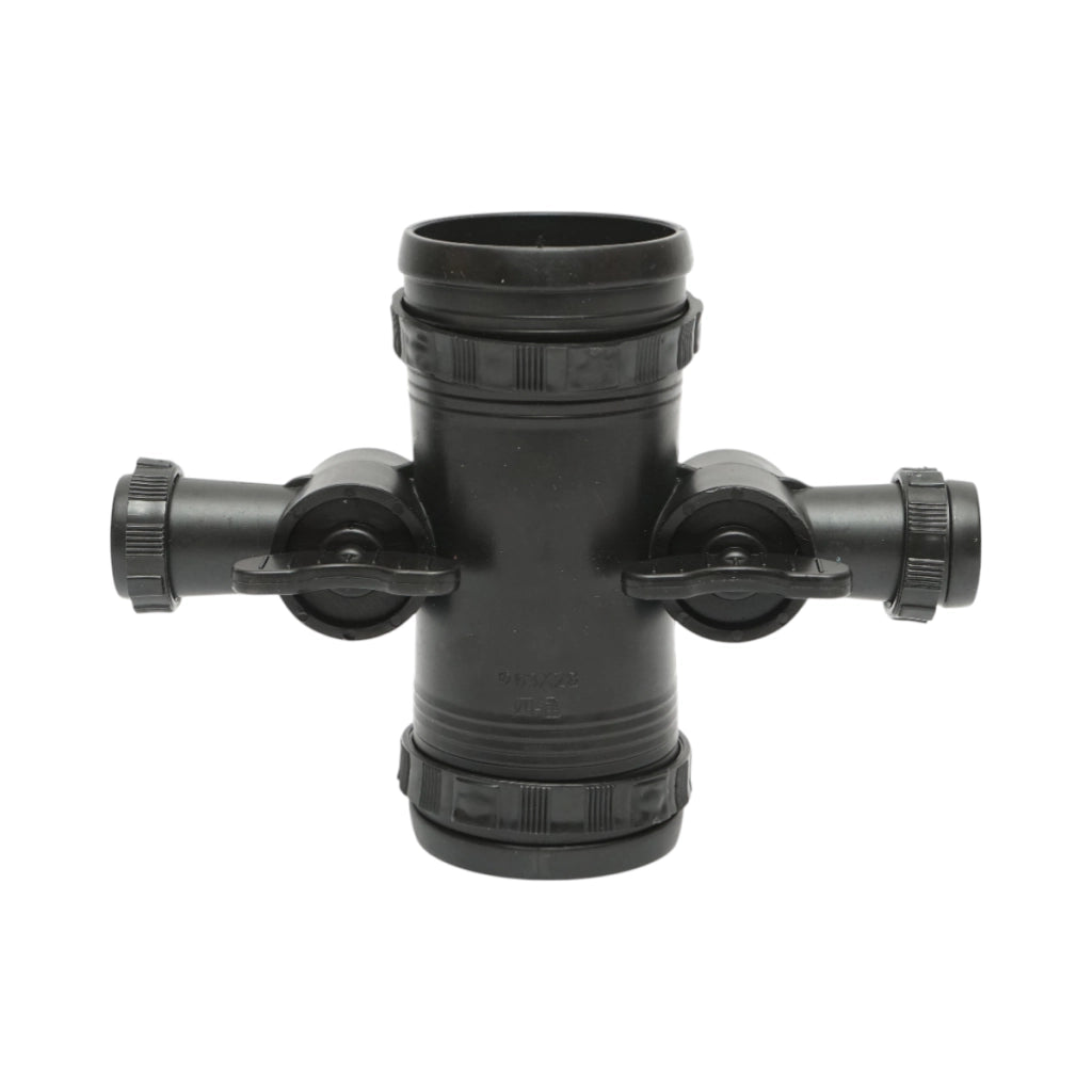 Valvola di distribuzione a croce 65x28mm per impianti di irrigazione