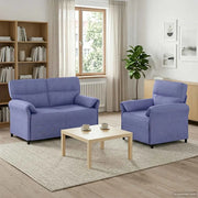 Set di divani 2 pz Blu jeans Tessuto 3424856