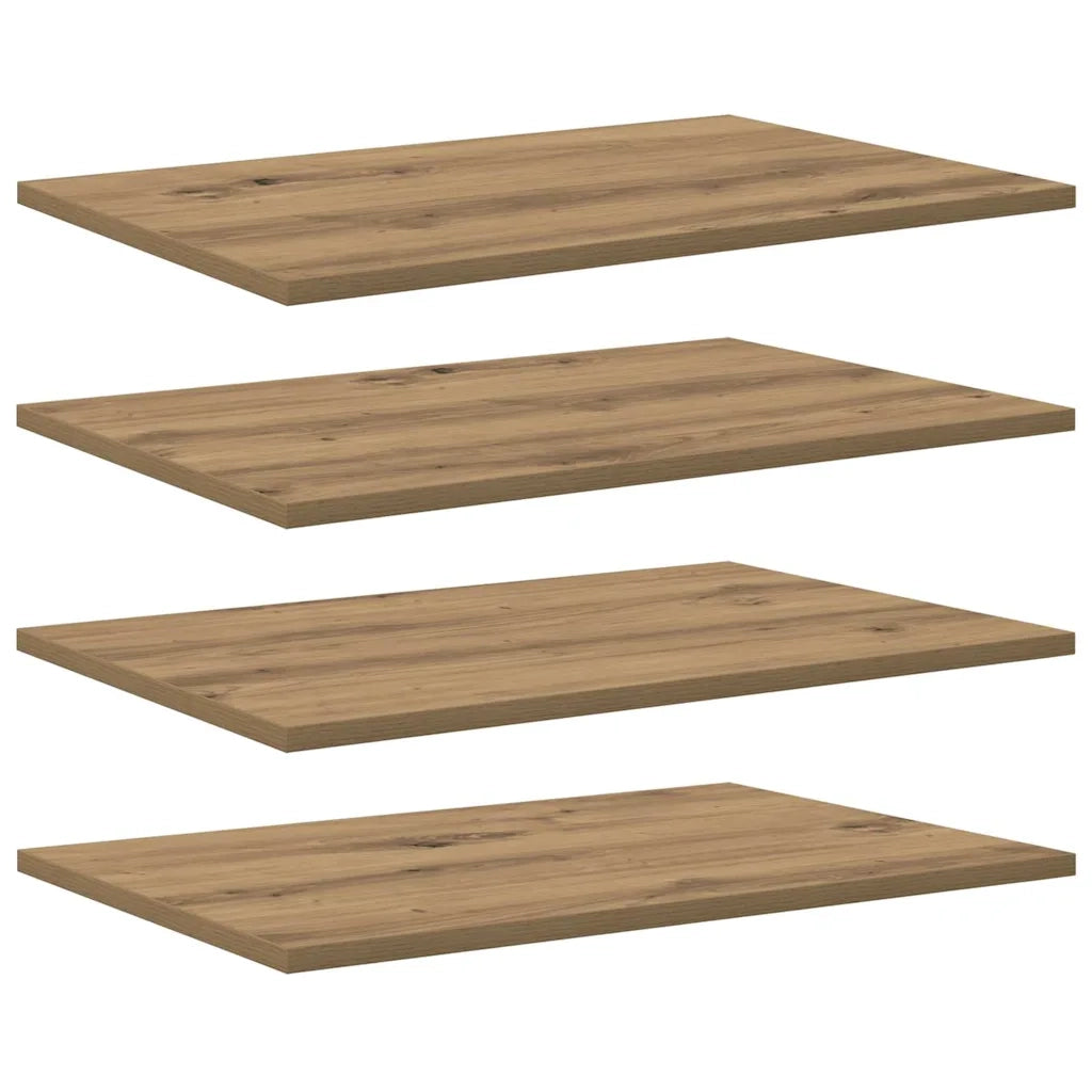 Scaffale 4 pcs Marrone 60 x 40 x 1,5 cm Legno multistrato 875055