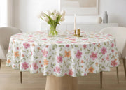 Tovaglia Salotto Cucina 100% Made In Italy Rotonda 180cm Diverse Fantasie - Rotonda 180 - Frida