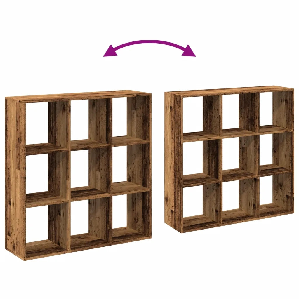 vidaXL Libreria Divisorio Legno Antico 102x29x103,5 cm in Truciolato
