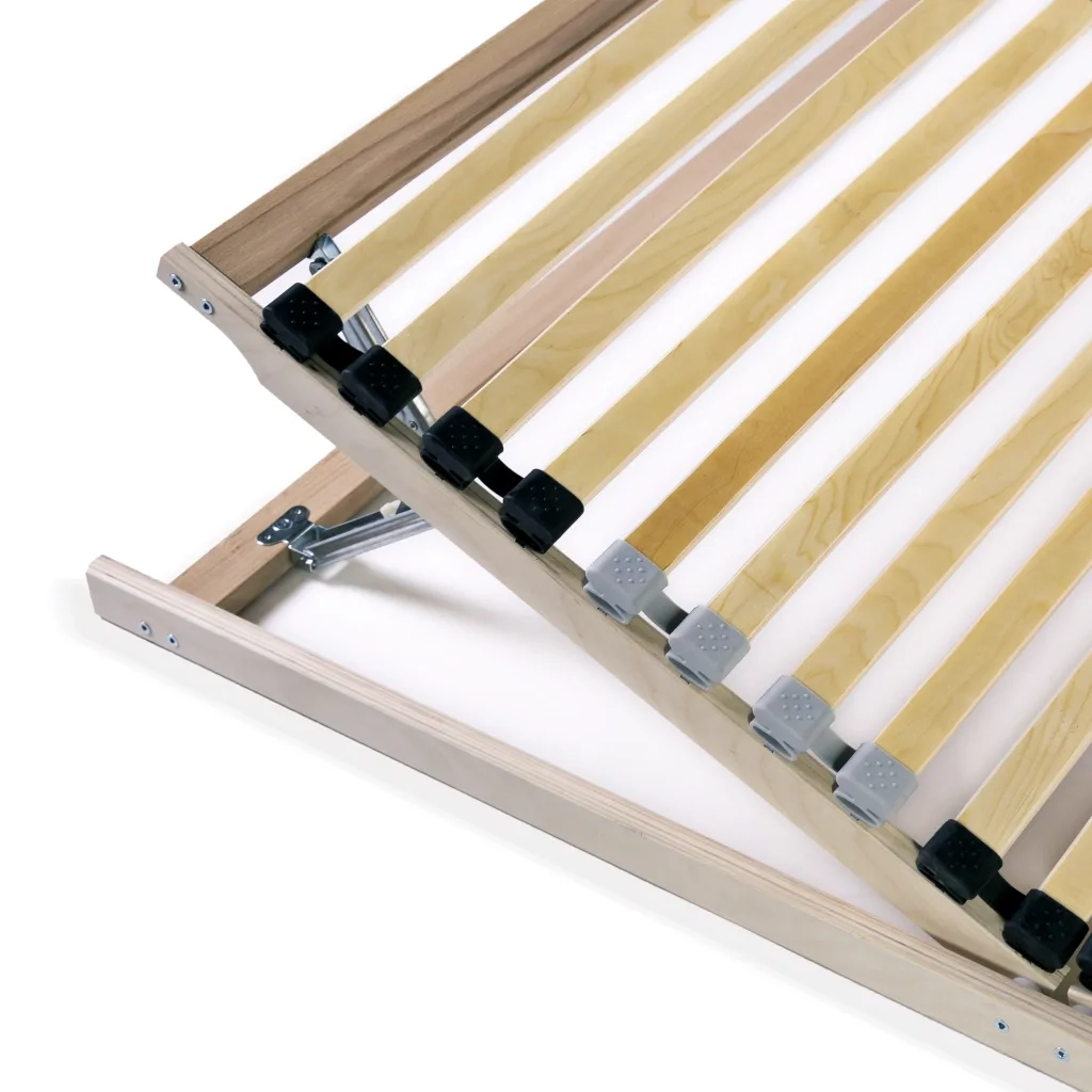 Reti a Doghe 2 pz 7 Zone con 28 Doghe in Legno 80x200 cm 3051422