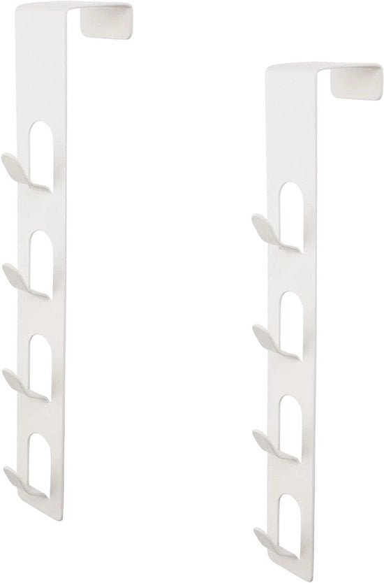Organizzatore per Capocchi 2 pezzi - Forte Organizzatore Verticale - Bianco - Borse Sciarpa Cappello Giacca Chiavi.
