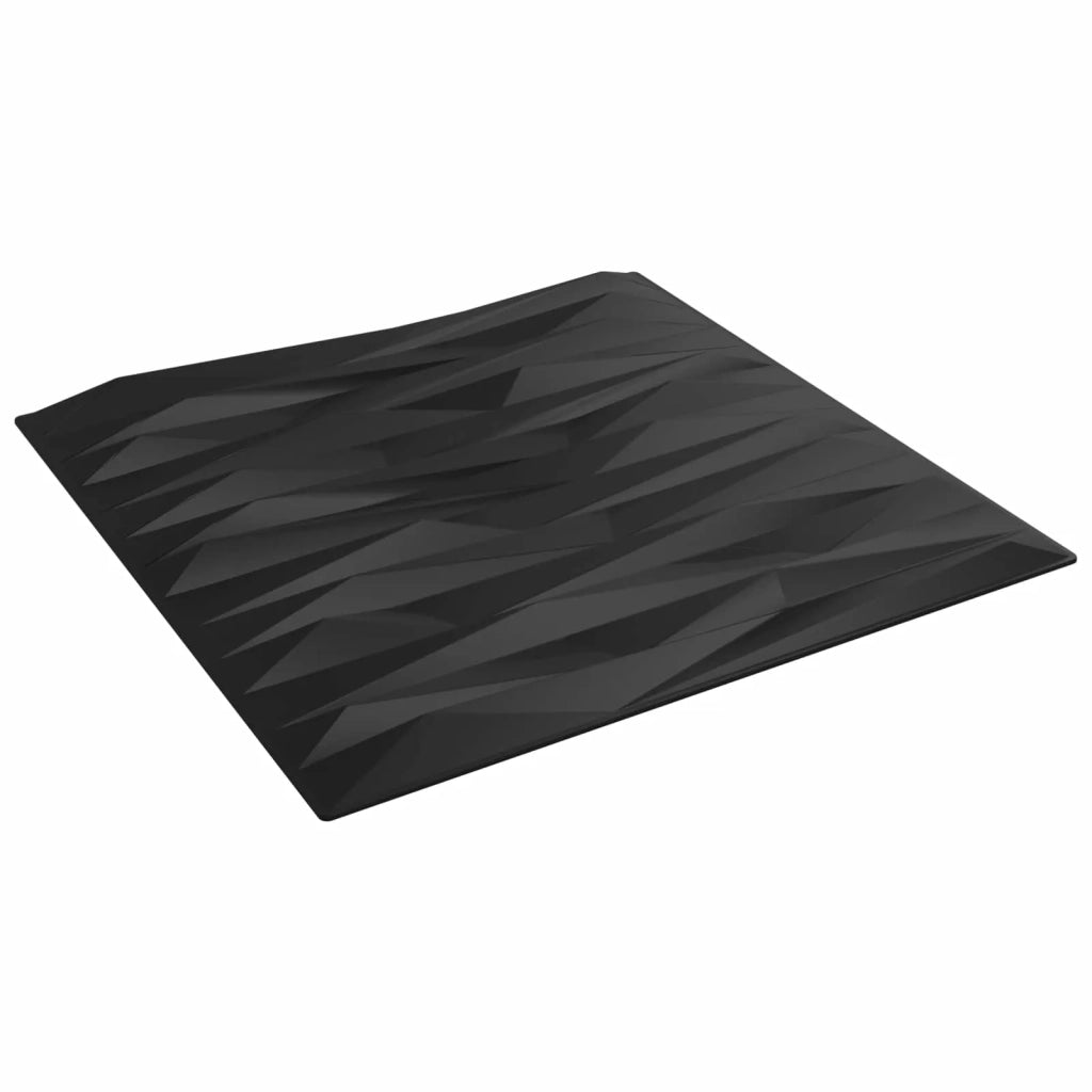 Pannelli da parete 48 pz 50 x 50 cm Pietra Nera Schiuma XPS 42046049