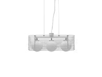 E-STYLO Lampada a sospensione moderna, perfetta per illuminare con stile cucine, sale da pranzo, soggiorni e open space, 25cm X 60cm H. 120cm