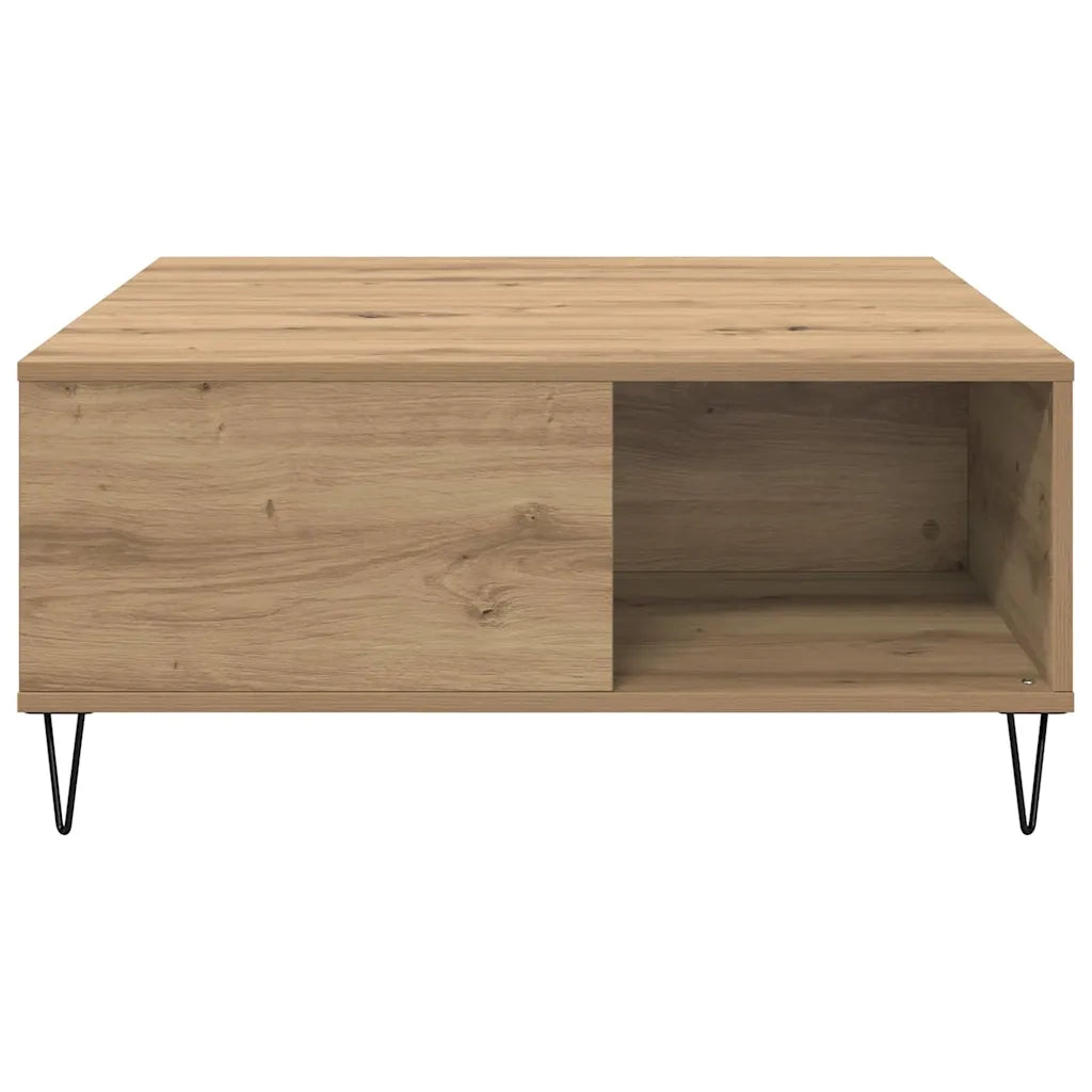 Tavolino da salotto Rovere artigianale 80 x 80 x 36,5 cm 881667