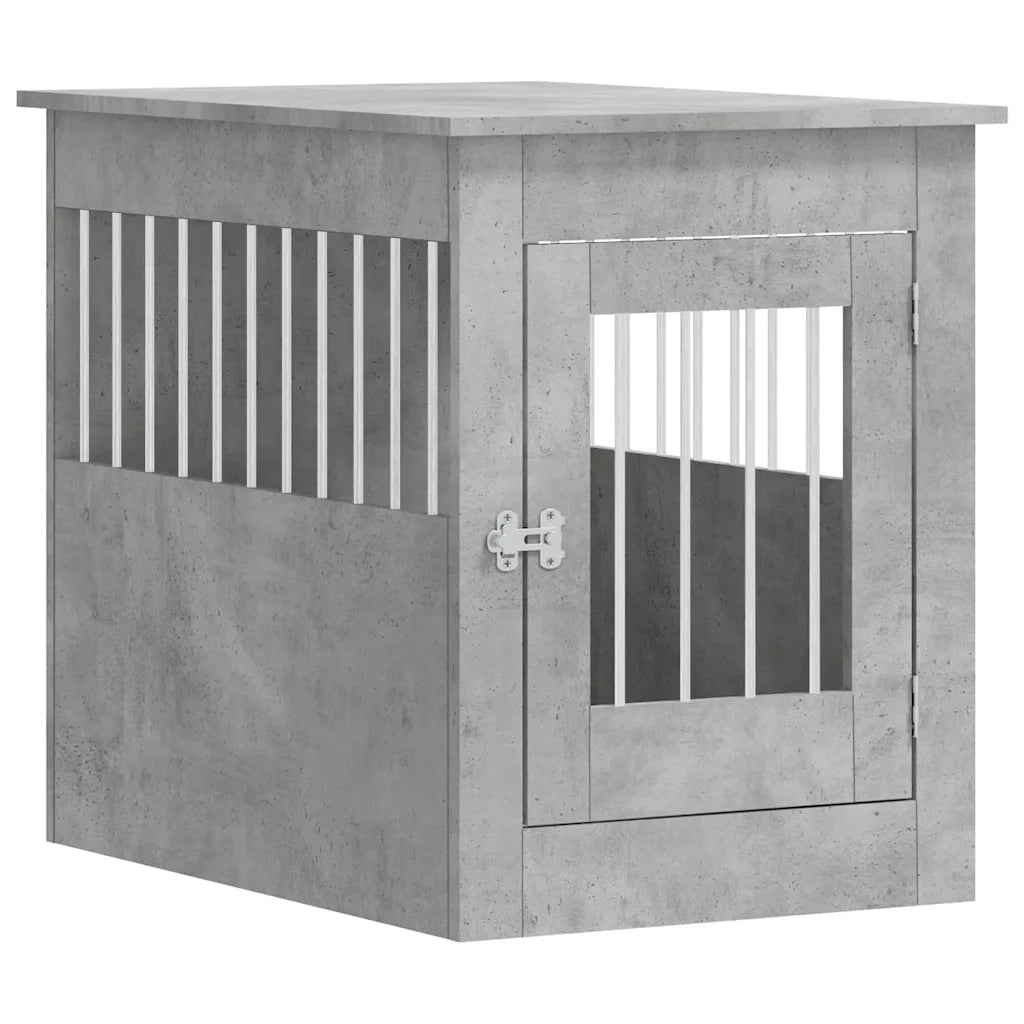 Gabbia Cani Arredamento Grigio Cemento 55x80x68cm Multistratocod mxl 108501